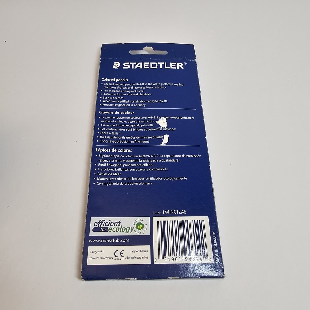 Staedtler Noris Club Colored Pencils 12 Pack Pre Sharpened New - Picture 7 of 11